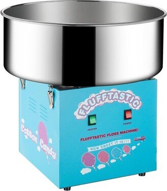 Great Northern Popcorn Cotton Candy Machine - Flufftastic Floss Maker With Stainless Steel Pan