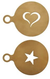 Nicolas Vahé Set of 2 Gold Coffee Stencil gold