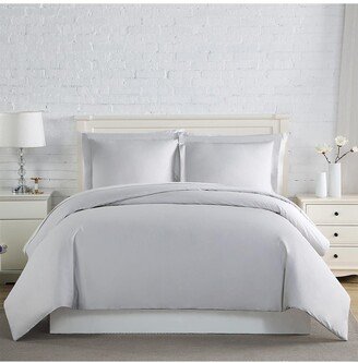 Luxury Collection 300 Thread-Count Percale Long Staple 100% Cotton Oversized Duvet Cover Set