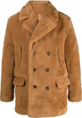 Ashbury UGGfluff double-breasted peacoat