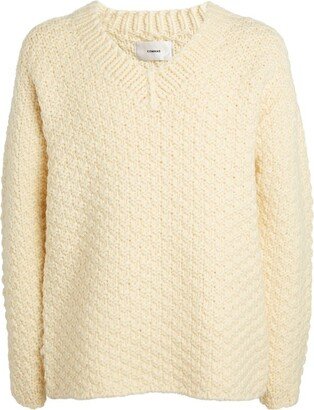 Wool V-Neck Sweater-AA