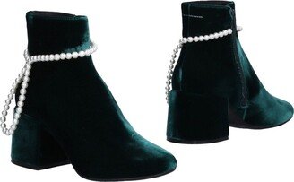 Ankle Boots Dark Green-AB