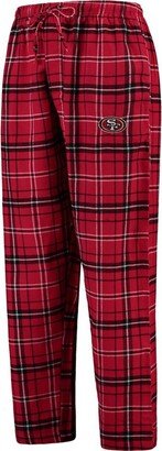 Men's Concepts Sport Scarlet San Francisco 49ers Ultimate Plaid Flannel Pajama Pants