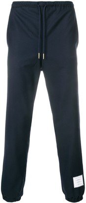 Elastic Hem Wool Track Trouser