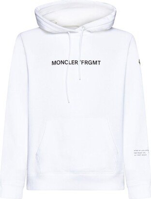 Moncler X Fragment Hiroshi Fujiwara Logo Printed Drawstring Hoodie