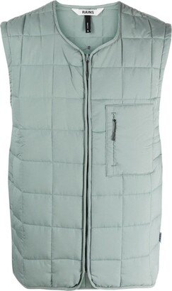 Liner V-neck quilted gilet