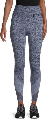 DKNY Women's High-Rise Logo Leggings