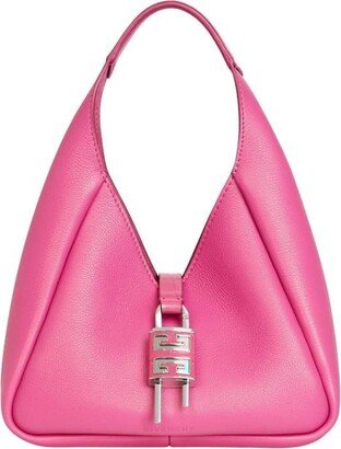 Mini G-hobo Bag In Neon Pink Soft Leather