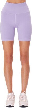 Seamless High Waist Rib Bike Shorts