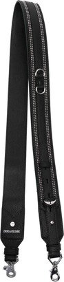 Stud-Embellished Leather Shoulder Strap