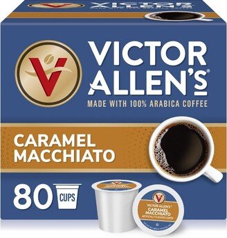 Victor Allen's Coffee Caramel Macchiato Single Serve Coffee Pods, 80 Ct