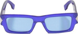 Cross Square-Frame Sunglasses