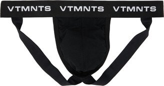 VTMNTS Black Woven Jockstrap