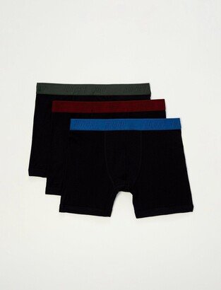 3 Pack Cotton Viscose Boxer Briefs