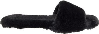 Ampendie Womens Faux Fur Comfort Slides