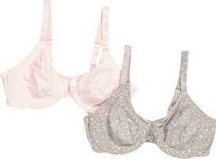 TJMAXX 2Pk Full Figure Signature Support Bras For Women