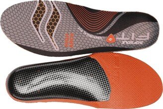 Fit Series High Arch Insole (Black/Orange) Women's Insoles Accessories Shoes