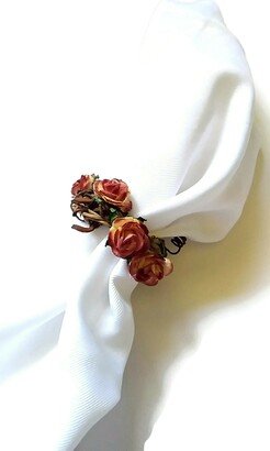 Thanksgiving Table Decor Napkin Rings, 4Pcs