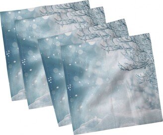 Winter Set of 4 Napkins, 18