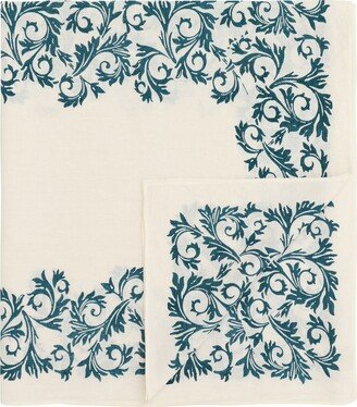 STAMPERIA BERTOZZI Tablecloth Deep Jade