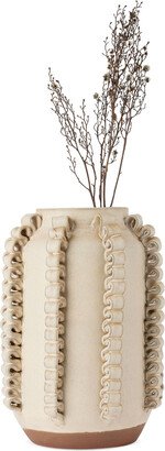 Perla Valtierra Beige Lola C Grande Vase