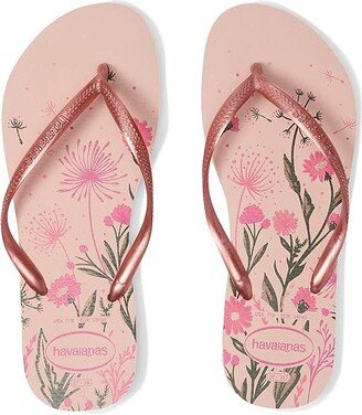 Slim Organic Flip Flop Sandal (Ballet Rose/Golden Blush/Rosa) Women's Sandals