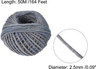 Unique Bargains 164 Feet 2.5mm Garden Twine, Jute Rope, Jute Twine String Cords DIY