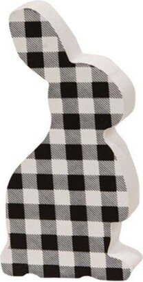 Black & White Buffalo Check Chunky Bunny - 5.50