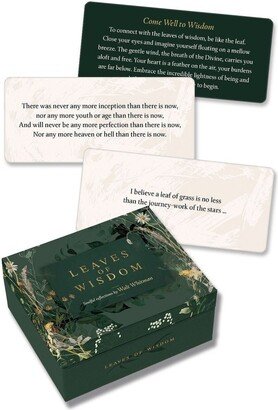 Leaves Of Wisdom Affirmation Deck Set Walt Whitman Poetry Cards Card Transcendental Poetic Inspiration Poems Of Grass