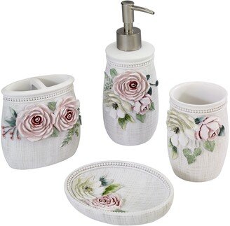 Avanti Spring Garden 4 Pc Bath Accessory Set - Multicolor