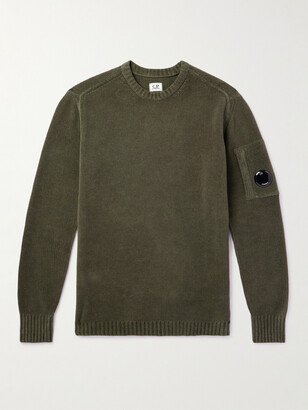 Slim-Fit Cotton-Chenille Sweatshirt