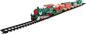 Northlight 30 Pc Battery Operated Lighted and Animated Classic Christmas Train Set with Music