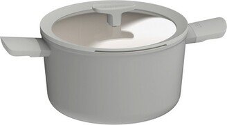 Balance Non-stick Ceramic Stockpot 10, 5.8qt. With Glass Lid, Recycled Aluminum, Moonmist