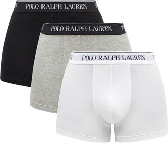 Pack Of Three Logo-jacquard Boxer Briefs