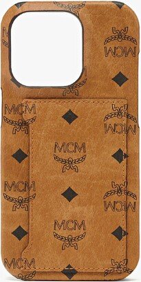iPhone 14 Pro Case w/ Card Slot in Visetos