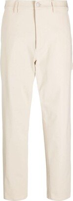 Cropped Straight-Leg Chinos