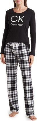 Comfort Fleece Long Sleeve Top & Pants Pajamas