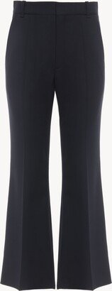 Cropped bootcut pants-AA