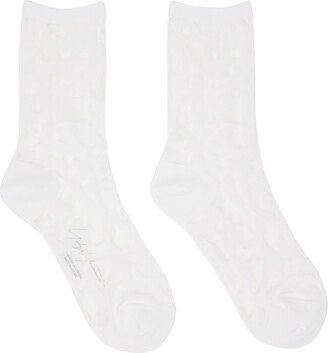 White Transparent Socks