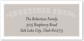 Address Labels: Classic Letterhead Address Label, White, Address Label, Matte