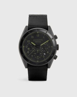 Subtitled II Stainless Steel Nylon Watch