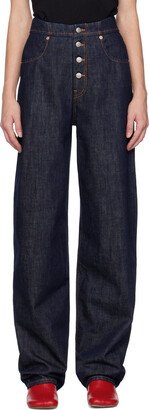 Indigo High-Rise Jeans