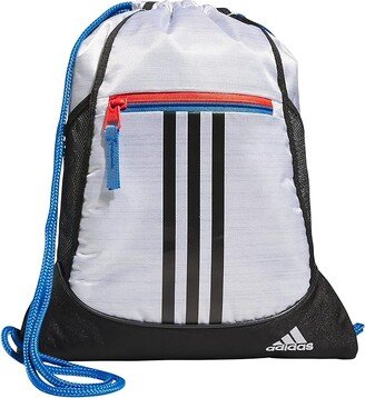 Alliance II Sackpack (Two-Tone White/Clear Onix/Bright Royal Blue/Black) Backpack Bags