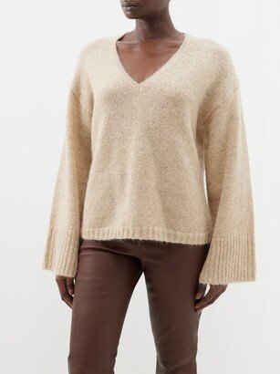 Cimone V-neck Wool-mohair Sweater