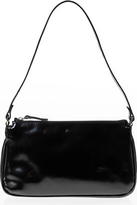 Zip Leather Shoulder Bag