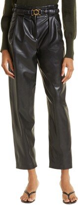 Coolidge Belted Faux Leather Pants