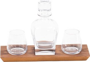 4pc Hudson Whiskey Decanter Set