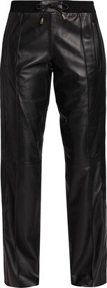 Leather Track Pants-AB