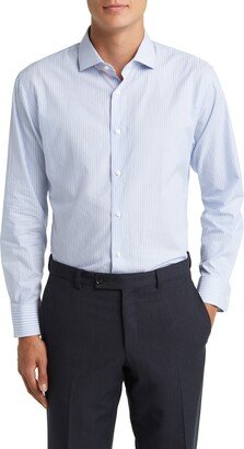 Trim Fit Stripe Dress Shirt-AA