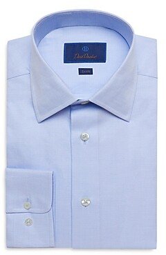 Dobby Weave Trim Fit Dress Shirt